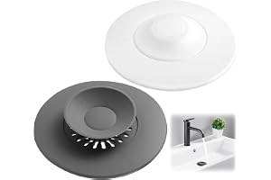 2 st Universala silikonproppar för diskbänk, 11,5 cm badkarproppar