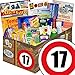 Produktbild 17. Jahrestag Geschenk für Ihn + SPEZIALITÄTEN Box mit Waren DDR + Geschenkverpackung "Verkehrsschild 17" mit Ostmotiven + Geschenkset mit Cappucino Rondo, Schlagersüßtafel, Rotkäppchen Sekt 0,2L uvm. + DDR Waren Box als Geschenkkorb mit Kultprodukten der DDR ++ Ostpaket Geschenke geschenk ideen Geschenk Ideen DDR Geschenke Geschenkidee Mutter