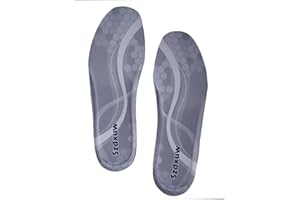 ‎SZDXUW Szdxuw Memory Schaum Einlegesohlen für Damen Herren, Zuschneidbare Einlagen Weiche Komfort Schuheinlagen für Sneaker, Wanderschuhe, Stiefel, laufschuhe - für Alltag und Beruf, Herren Grau