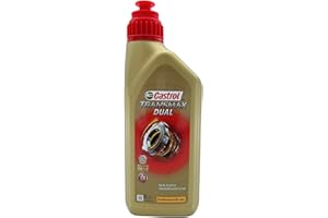 LUBRIALPHA - Olio Cambio Automatico | Transmax Dual SAE 75W | Fluido Sintetico per Doppia Frizione | 2x1L con Portachiavi Cavatappi