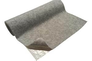 TAPHICEROS Rotolo Di Tessuto In Feltro Autoadesivo, Grigio Chiaro, 50cm x 150cm 2mm, Materiale Di Imbottitura, Venduto Al Metro, Tessuto Di Rivestimento Per Interni Per Artigianato, Auto, Fai Da Te