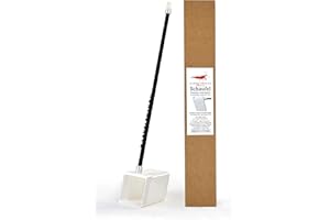 GARNELEN4YOU® Schaufel | Kescher-Alternative und multifunktionales Aquarium-Tool | 3D-Druck Made in Germany | nachhaltig produziert | Einfach schneller Garnelen fangen (Flache Schaufel 25 cm)