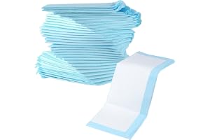 Skötbordsdynor – skötbäddsöverdrag, engångs blöjlakan | 100 st vattentäta underlägg 33 x 45 cm, absorberande sängmattor för spädbarn, seniorskydd, hundträning, barnsäng, bilresor