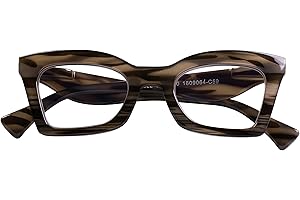 DOOViC Blaulichtfilter Lesebrille/Brille ohne Sehstärke Quadratisch Rahmen (4Farben) MSD002