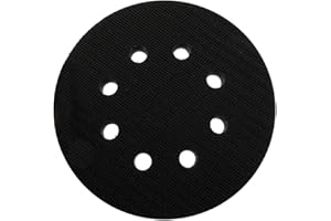 UKCOCO Tampon pour disques de ponçage 5 Pouces 8 Trous Tampon de ponçage 125 mm Tampon d'interface