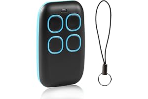 Amztour Mando Clonador Multifrecuencia 4 en 1, Duplicador Mando Garaje y Clonador Mando Puerta Garaje 250-915 MHz, Control Remoto Universal para Garaje - Compatible con CAME TOP432NA TOP432EE(Azul)