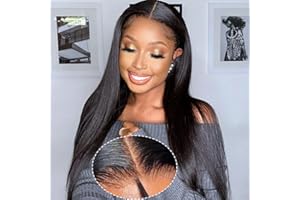 Wig Glueless Wear and Go Glueless Lace Wig Real Hair Wig YDDM 5x5 HD Lace 22 Inch Pre Plucked Pre Cut 180% Density Straight Human Hair Wig Glueless Lace Wig Human Hair Ready To Wear Closure Wig