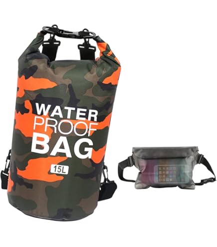 Borsa Impermeabile 2L Henrycares - Sacca Dry Bag Per Sport Acquatici, Trekking E Spiaggia, Con Tracolla - Foto 9