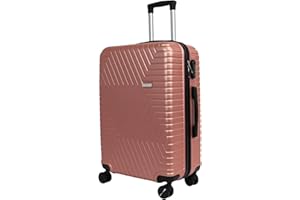 STRAVIA – Del – Grande Valise 75 cm – ABS Légère et Résistante – Bagage Rigide – Serrure à Code Sécurisée – 4 Roues Double Ultra Fluides – Candy Pink Rose – 76 x 50 x 28 cm