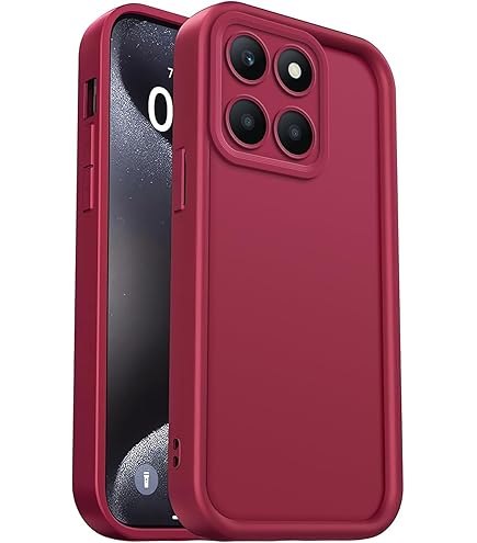 Per Honor X6A Custodia,Sottile Carbonio Fibra Silicone Anti - Foto 5