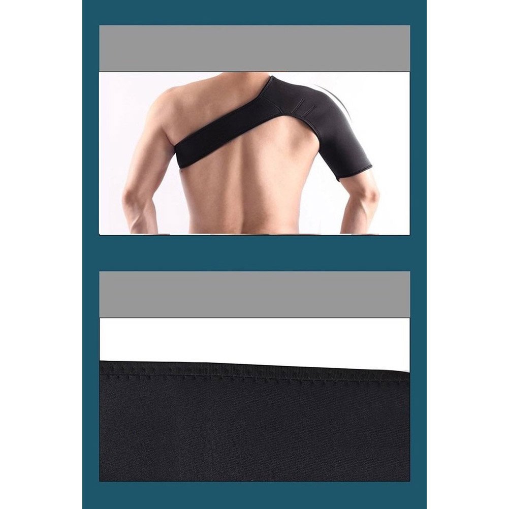 VORCOOL-Hombrera-Deportiva-Ajustable-Protector-Hombro-Derecho-Negro