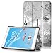 Produktbild Lenovo Tab4 8 Plus Hülle - Ultra Dünn PU Leder Schutzhülle mit Standfunktion und Auto Aufwachen / Schlaf Funktion für Lenovo Tab4 8 Plus 20,32 cm (8 Zoll Full HD IPS Touch) Tablet-PC, Karte Turm