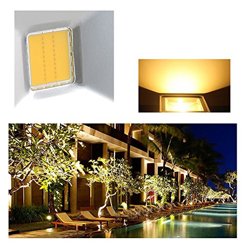 Hengda® 5 Stück 20W SMD LED Strahler Fluter IP65 Außen Flutlicht Leuchtmittel Baustrahler Scheinwerfer warmweiss Wandstrahler - 4