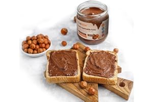Crème tartinable Keto aux noisettes et cacao 0% de sucre SOKETO – gr.300 - Pour Diet Keto et Low Carb Exquis crème tartinable céto aux noisettes et cacao