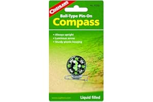 Coghlans Pin-On Kompass mit Anstecknadel - Kugelkompass
