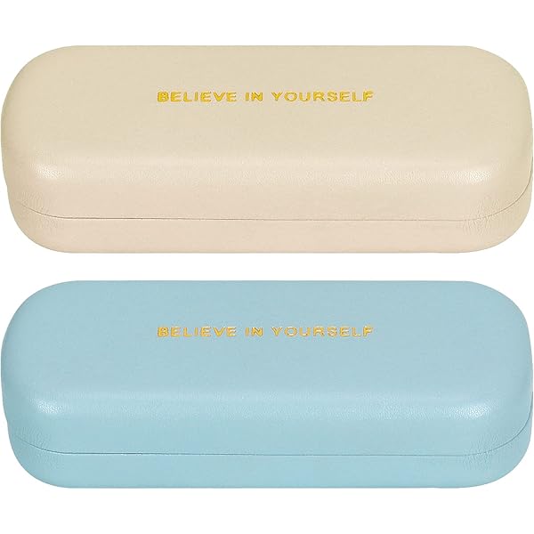 Yamobi Brillenetui Mit Herz-Schleife - Robustes Hardcase Für Damen In Rosa