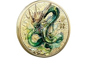 Lipfer Lucky China Antiguo Antiguo Criaturas Míticas Gold Coin Coin Challenge Challenge Insignia De Monedas Commemorative Souvenir for Home