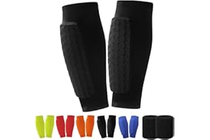 Générique Protège-Tibia Enfant 2025 avec Protection Pied,Léger et Confortable pour Football,Compatible avec Toutes Les Chaussures de Sport,Taille Unique Garçon/Fille