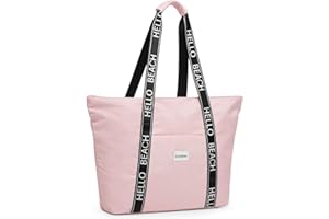 ‎G4FREE G4Free Strand-Tragetasche, wasserdicht, sanddicht, Umhängetasche, Strandtasche, große Sporttasche, Einkaufstasche für Damen