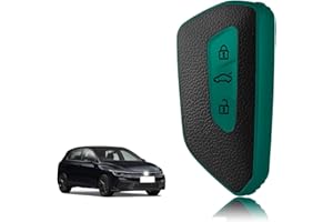 TOOMUME Funda Llave TPU Textura de Cuero, Carcasa Llave Apto para VW Volkswagen Cupra Formentor Born Golf 8 Seat Leon MK4 Ibiza Ateca Skoda Kodiaq Fabia Enyaq Octavia