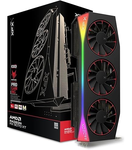 XFX Swift AMD Radeon RX 9070XT Triple Fan Gaming Edition with 16GB