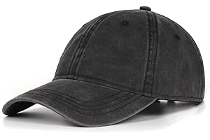 Zylioo XL/XXL Vintage Stil Basecap Kappe Für Großen Kopf Pigment Baseballkappe Washed Cotton Baumwolle Baseball Cap Waschbare Cappy