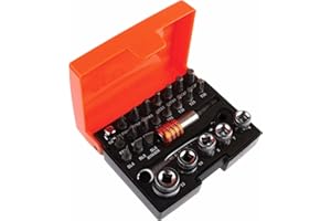 Bahco 2058/S26 Ratchet Socket Bit Set, 26 Pieces