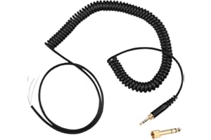 DENASH Für Beyerdynamic DT 770 / 770Pro / 990 / 990Pro Ohrhörer Kopfhörer Audio-Feder-Drahtkabel