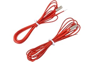 Toaiot Prus i3 MK3S + Cartucho de calefacción 24 V 40 W 6 x 15 Tubo de calefacción 1 metro 39,3 in para Prus i3 MK3S MK3S +3D Printer Hotend Parts 2 piezas