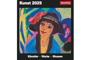 Kunst Tagesabreißkalender 2025 - Kulturkalender - Künstler, Werke, Museen: Kunstvoller Tageskalender 2025 zum Abreißen. Kultur-Kalender mit ... Museen aller Welt (Kulturkalender Harenberg)