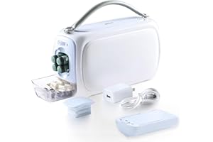 YOPYUENN Medikamente Kühlschrank, Insulin Kühlbox Tragbare mit 1 Batterien,Mini Intelligente Elektrische Thermostat Kühler Große Kältetechnik Raum für Auto, Reisen, Zuhause Medizinische Kühltasche