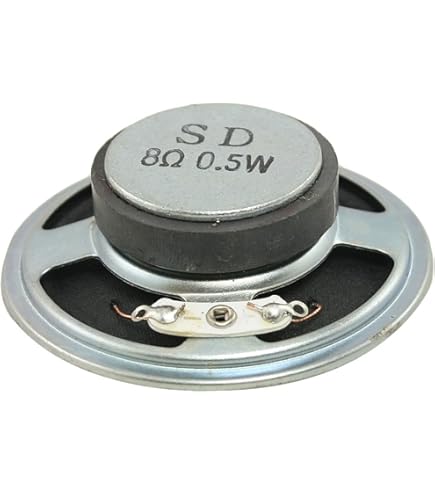 2 Stück Mini Lautsprecher 8 Ohm 0,25W - Magnet Horn Lautsprecher 29mm Grün