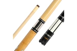 ‎STRADIVARI Stradivari Pool Billard Queue Master-Billiards | 2-teiliger Turnier-Queue aus kanadischem Ahorn, Irish Linen Griff | 13mm 12-Schicht Lederspitze | 147 cm | 550 g