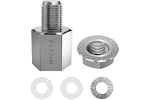 ‎NICEDACK NICEDACK Fahrrad Achsadapter, Universal Fahrrad Anhänger Kupplungs Adapter, Silber