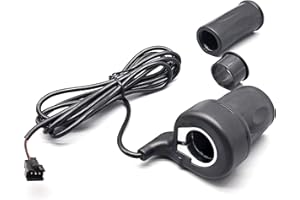 HUDAMZKY Ebike Twist Throttle 48V WUXING 20X Right Hand E bike Half Throttle Compatible 12V-72V Electric Bicycle Scooter Accessories