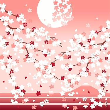 Furoshiki Japonais Pingouin Neige Maeda Senko - Coton 50x50cm, Emballage Cadeau Écolo