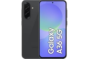 Samsung Galaxy A36 5G, Android Smartphone, 256GB Storage, 8GB RAM, Awesome Black, 6x OS Upgrades, Large Display, Octa-Core Processor (KSA Version)