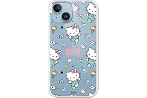 Personalaizer Carcasa Flexible Compatible para iPhone 15 Plus de Hello Kitty Stickers
