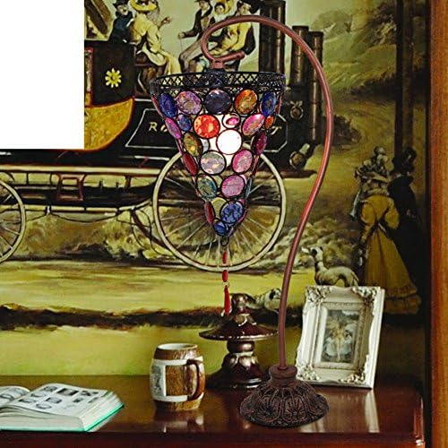 European Style,Pastoral Style,Hand-beaded Table Lamp/Creative, Princess Room Lamp/Caf?-A Pull line switch