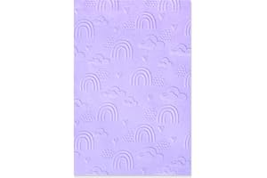 Sizzix Multi-Level Textured Impressions Embossing Folder Rainbow Sky di Jennifer Ogborn, 665739
