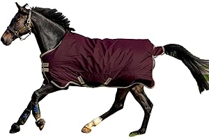Horseware Amigo Hero Ripstop 100g Turnout Rug 6ft3 Fig/Navy & Tan
