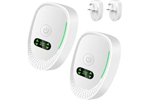 AQUOTA Air Purifier for Home Bedroom Plug-In, Ionic Mini Portable Air Freshener with Negative Ions for Fresher Air, Low-Noise Filterless Ioniser for Kitchen/Office/Bathroom-2 Pack