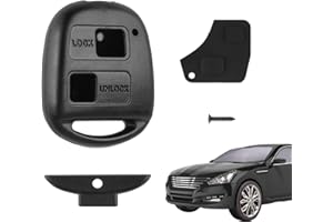 DEWFIGS ㅤ 2 Tasten Toyota Schlüsselgehäuse Ersatzgehäuse für Toyota Autoschlüssel, Ersatz Schlüsselgehäuse Kompatibel mit Auris, Avensis, Corolla, RAV4, Yaris, Klappschlüsselgehäuse ohne Elektronik, Transponder