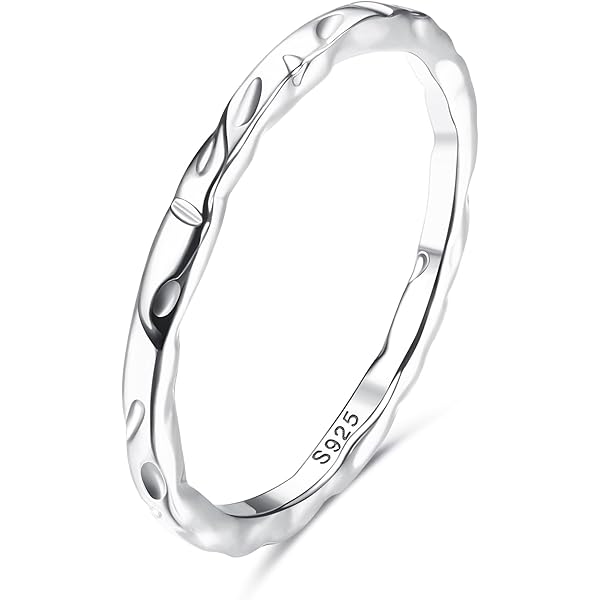 Bandmax 925 zilveren ring heren verlovingsring dames ring trouwring