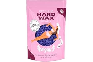 BOYUJK Professional Hard Wax Beads for Full Body, Facial And Legs, Painless Gentle Hair Removal Wax Beads for Women and Men (500g, Purple)
