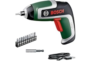 Bosch Visseuse compacte sans fil IXO (7e génération ; 3,6 V ; 2,0 Ah ; 5,5 Nm ; avec câble micro-USB ; compatible avec les adaptateurs de l'IXO Collection ; visse jusqu'à 190 vis ; boîte de rangement)