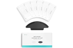 Lefant 6 Pcs Disposable Wipes Replacement Parts & 1 Wiper Tray for M210/M210P/M210B/M213/M213S/F1 Robot Cleaner Replacement Parts