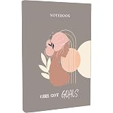 KAANUKA A5 Notebook, 172 Pages, 80 GSM, Ruled, Themed Journals, Diary for Girls and Women, Notebook For Home, Office And Pers