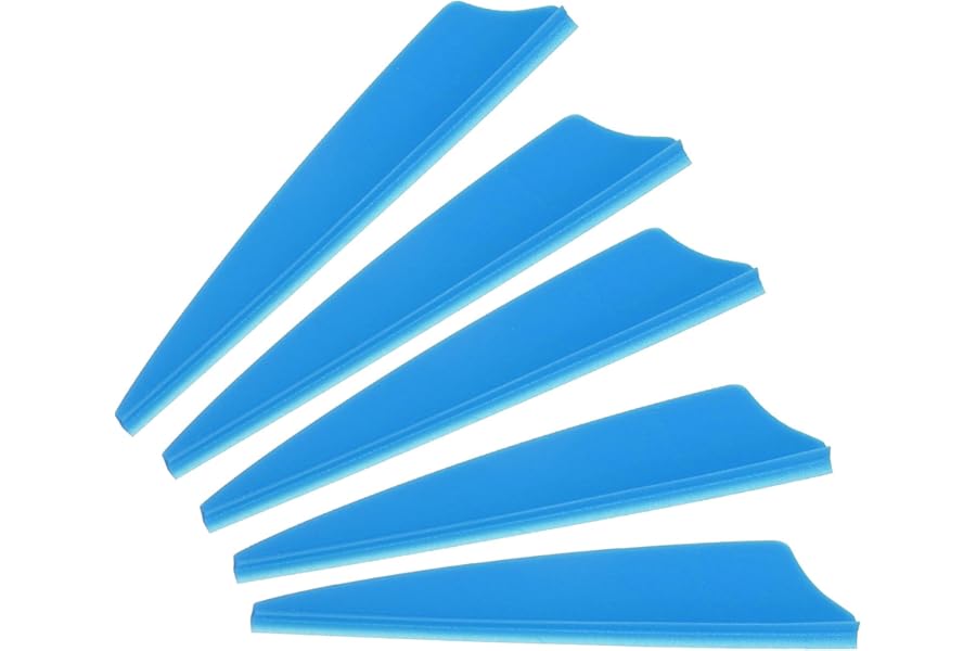 PATIKIL Arrows Vanes, Arrow Fletching Archery Arrow Feather Shield Fletch for DIY Target Shooting