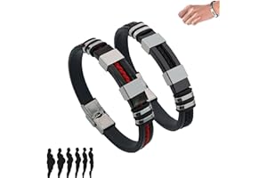 Auyuiiy Iontitan Vitalityboost Wristband, Sugarfirm Elite Titanion Wristband, Adjustable Titanium Lymph Unclog Magnetic Bracelet, Wristband for Women Men Gift